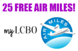 Get 25 Free Air Miles From MyLCBO