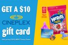 Nerds Promotion | $10 Cineplex Gift Card