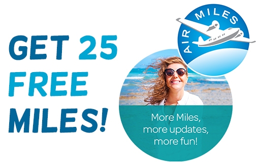 Get 25 Free Air Miles Bonus Miles