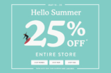 Roots Hello Summer Sale
