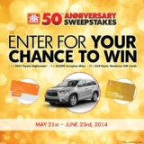 Home Hardware 50th Anniversary Contest