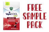 Free Vicks VapoCool Drops Cherry Sample Pack