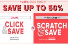 Hudson’s Bay Click & Save Sale