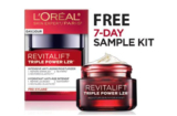 Free L’Oreal Revitalift Triple Power LZR Sample Kits