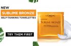 L’Oreal Sublime Bronze Towelettes Giveaway