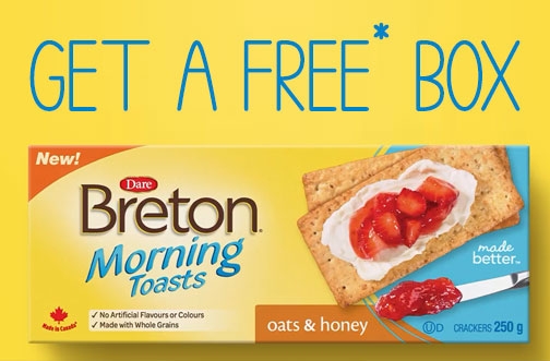 Dare Foods Coupon | Free* Breton Morning Toasts Coupon