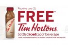 Free Tim Hortons Bottled Iced Capp Coupon