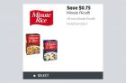 Minute Rice Instant Product Coupon