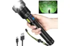 DSOCU Rechargeable 990000 Lumens LED Flashlight, 7 Modes