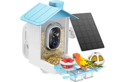HARYMOR Smart Bird Feeder with Solar Powered Camera