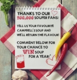 Campbell Canada 200,000 Facebook Fans Contest