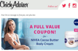 Free NIVEA Cocoa Butter Body Cream