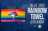 Blue Jays Rainbow Towel Giveaway
