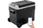 EUHOMY 12 Volt Refrigerator, 53QT(50L) Electric Cooler, Portable Freezer 12V/24V DC 100-240V AC, 12V Fridge -4℉~68℉, 12V Cooler with Wheels & 2 Baskets