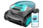 Pleco Pro Cordless Pool Cleaner Robot with 210-Min Runtime, Smart AI Navigation, App Control, Strong Wall Climbing, Waterline Cleaning, Dual-Layer Filtration, for In-Ground Pools up to 220㎡, Charcoal