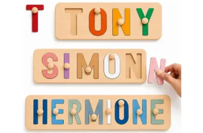 Personalized Wooden Name Plate