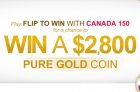 Royal Canadian Mint Flip to Win Contest