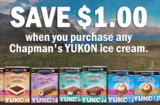 Chapman’s YUKON Ice Cream Coupon