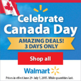 Walmart Celebrate Canada Day Sale