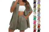 Women’s Summer 2 Piece Linen Sets