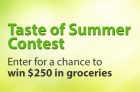 webSaver.ca Taste of Summer Contest