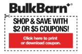 Bulk Barn $2 Or $5 Coupons