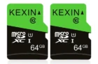 KEXIN 64GB Micro SD Card 2 Pack with SD Adapter