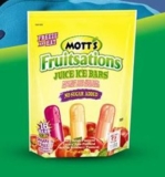 Mott’s Fruitsations Ice Bar Giveaway