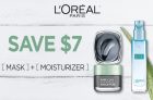 L’Oreal Pure Clay Mask & Hydra Genius Moisturizer Coupon