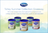 Tetley Tea Summer Collection Giveaway