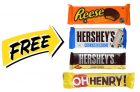 Free Hershey’s Chocolate Bar