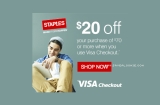 Staples.ca Visa Checkout Offer