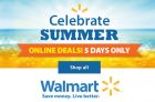 Walmart Celebrate Summer Online Event