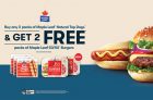 Get FREE Maple Leaf 50/50 Burgers this Weekend