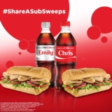 Subway #ShareaSubSweeps Contest
