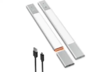 EZVALO Motion Sensor Under Cabinet Lighting, 46 LEDs (2 Pack)