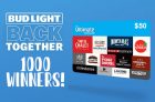 Bud Light Contest | Back Together Gift Card Giveaway