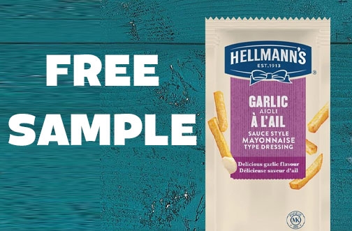 Free Hellmann’s Garlic Aioli Sample