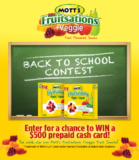 General Mills – Mott’s Back to School Contest