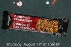 Free HoneyBar Quinoa & Cranberry Snack Bars