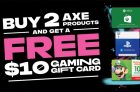 AXE Rebate | Get a Free $10 Gaming Card