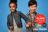 Joe Fresh 15,000 PC Optimum Points Offer