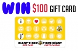 Win a $100 Giant Tiger Gift Card