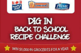Dig In Back to School Recipe Challenge