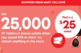 SDM – 25,000 Bonus PC Optimum Points