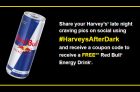 Get a Free Red Bull at Harvey’s