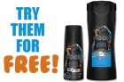 Try New AXE Sneakers and Cookies Products for FREE