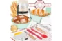 Complete Sourdough Bread Starter Kit with 35OZ Jar, All-in-One Sourdough Starter Kit, 2 Silicone Proofing Baskets, Non-Stick Baking Mat & 15-Piece Baking Tools Set - Includes Dough Scraper, Lid & More