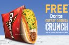 Taco Bell – Free* Doritos Cheesy Gordita Crunch Coupon