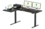 FLEXISPOT L-Shaped Standing Desk 71 x 48 Inch Dual Motor Electric Corner Computer Table - Height Adjustable Sit Stand Up Home Office Desk with Splice Board
